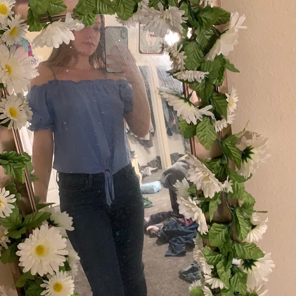 off the shoulder blouse